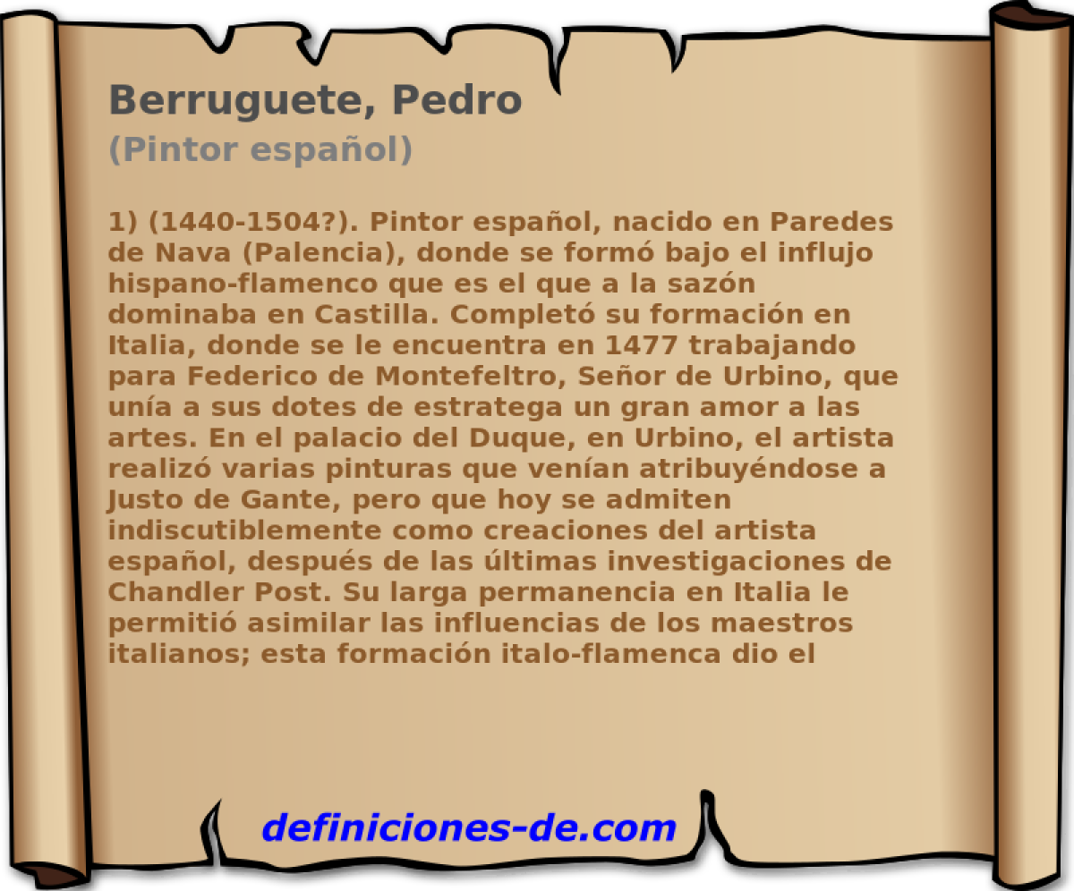 Berruguete, Pedro (Pintor espaol)