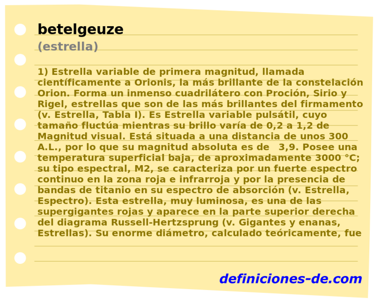 betelgeuze (estrella)