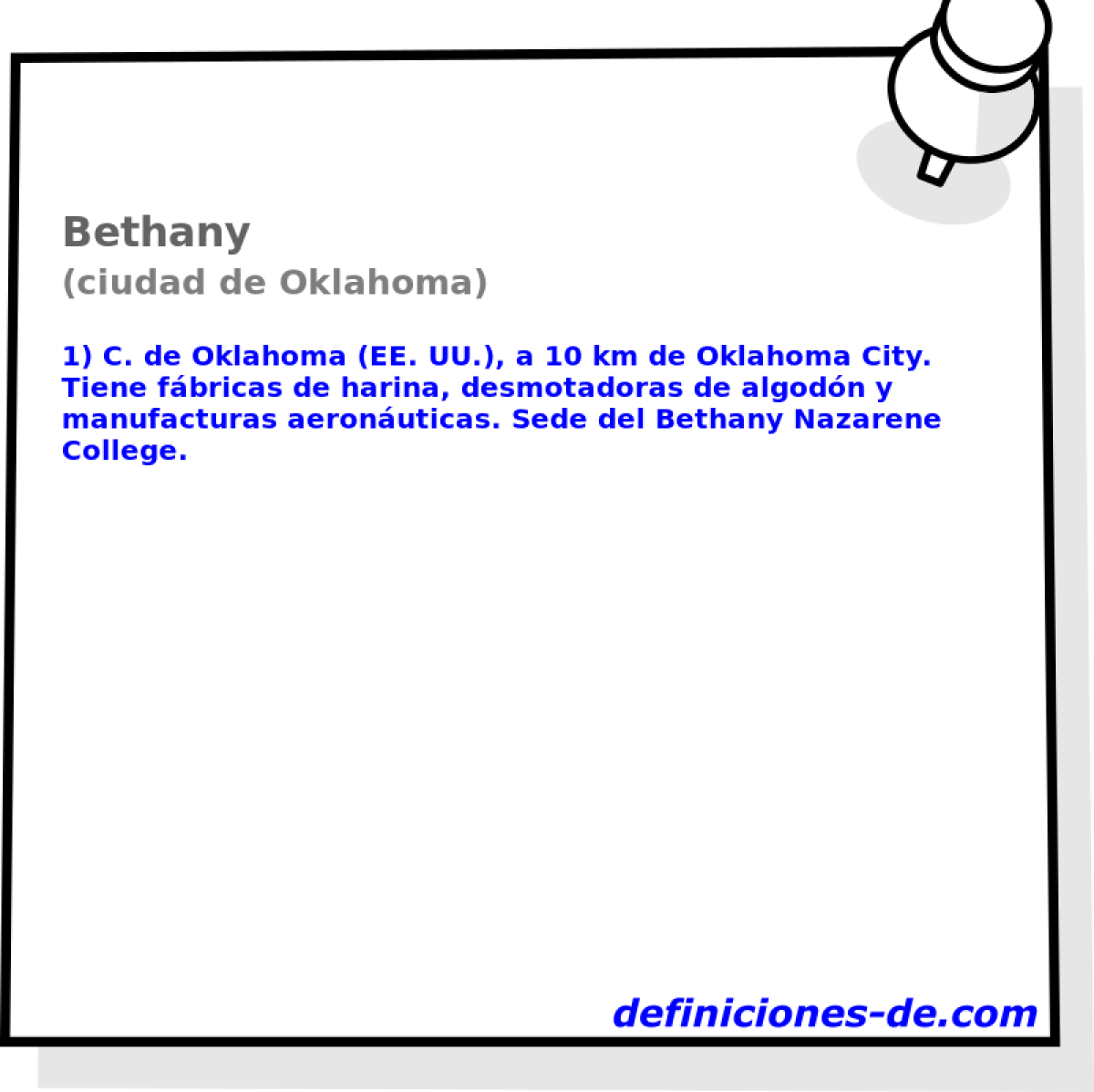Bethany (ciudad de Oklahoma)