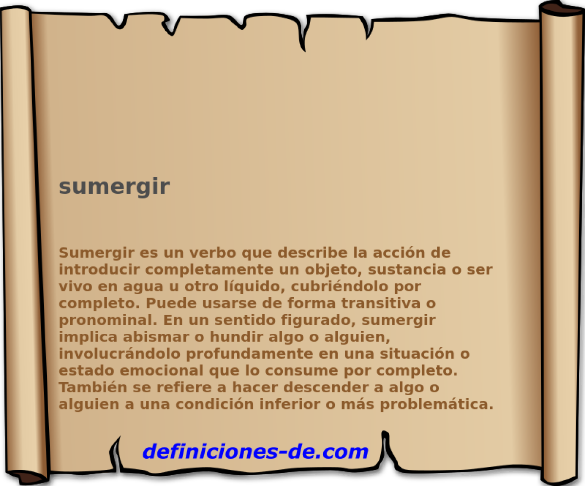 sumergir 