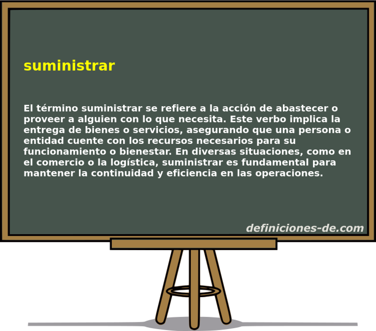 suministrar 