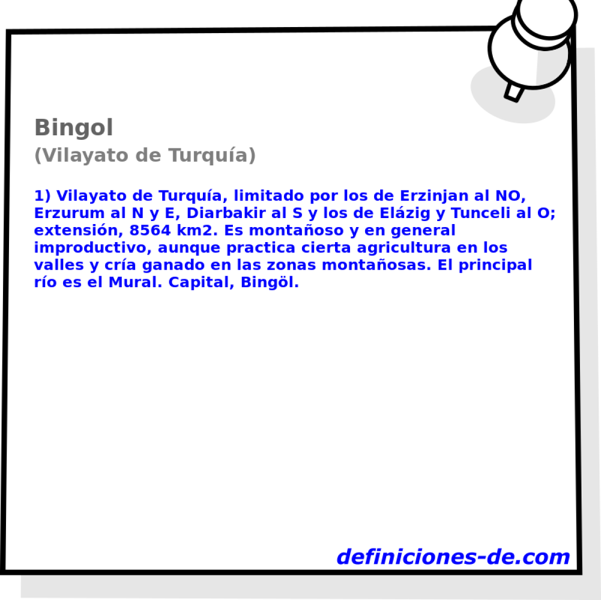 Bingol (Vilayato de Turqua)
