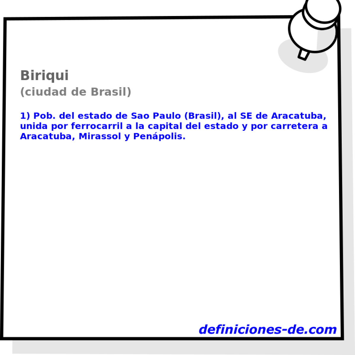 Biriqui (ciudad de Brasil)
