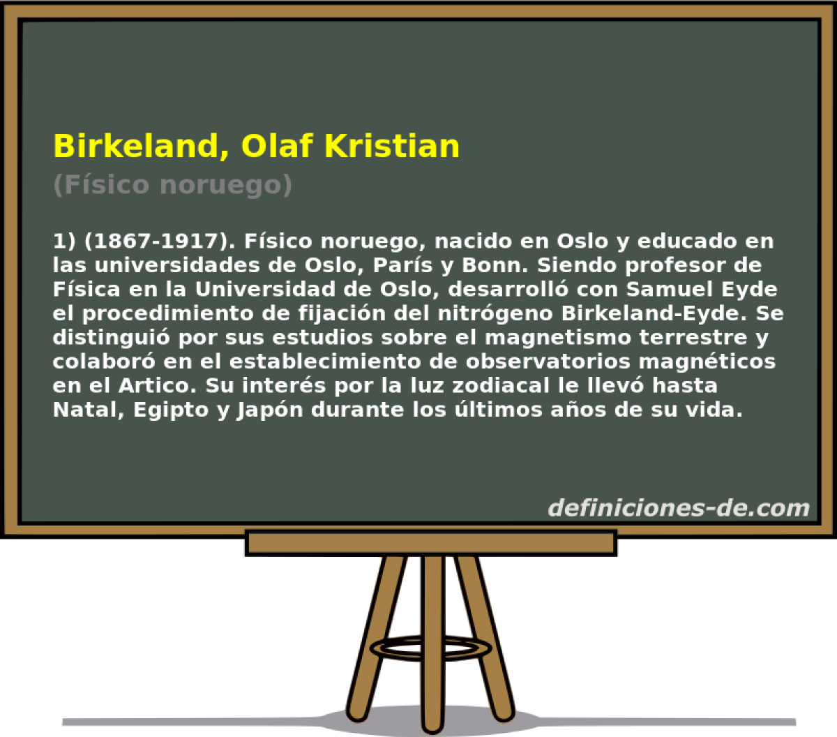 Birkeland, Olaf Kristian (Fsico noruego)