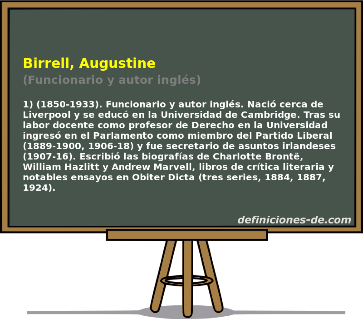 Birrell, Augustine (Funcionario y autor ingls)