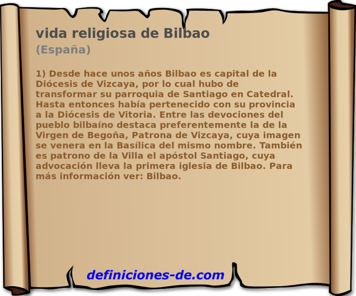 vida religiosa de Bilbao (Espaa)