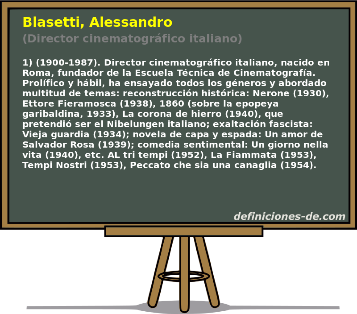 Blasetti, Alessandro (Director cinematogrfico italiano)