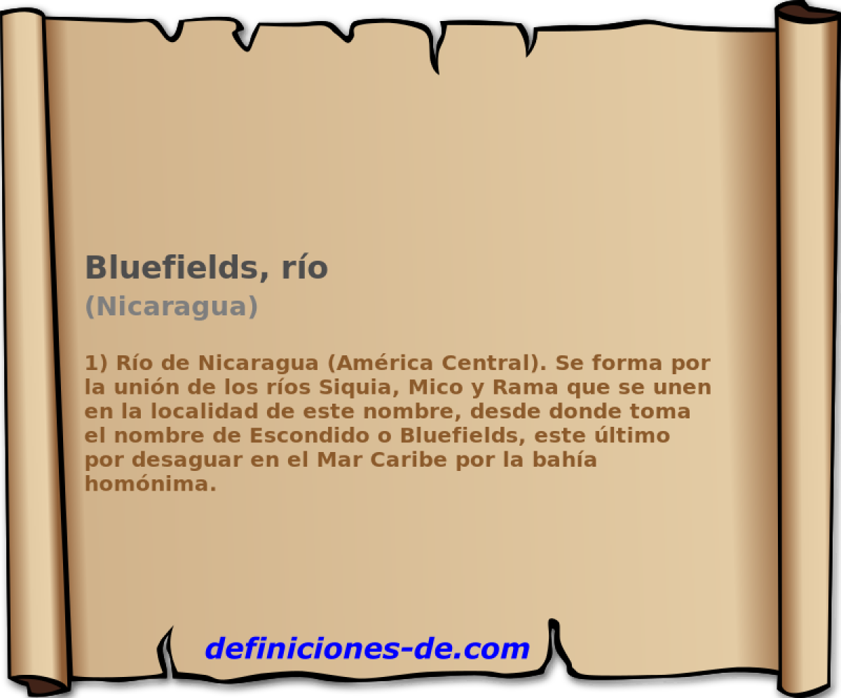 Bluefields, ro (Nicaragua)