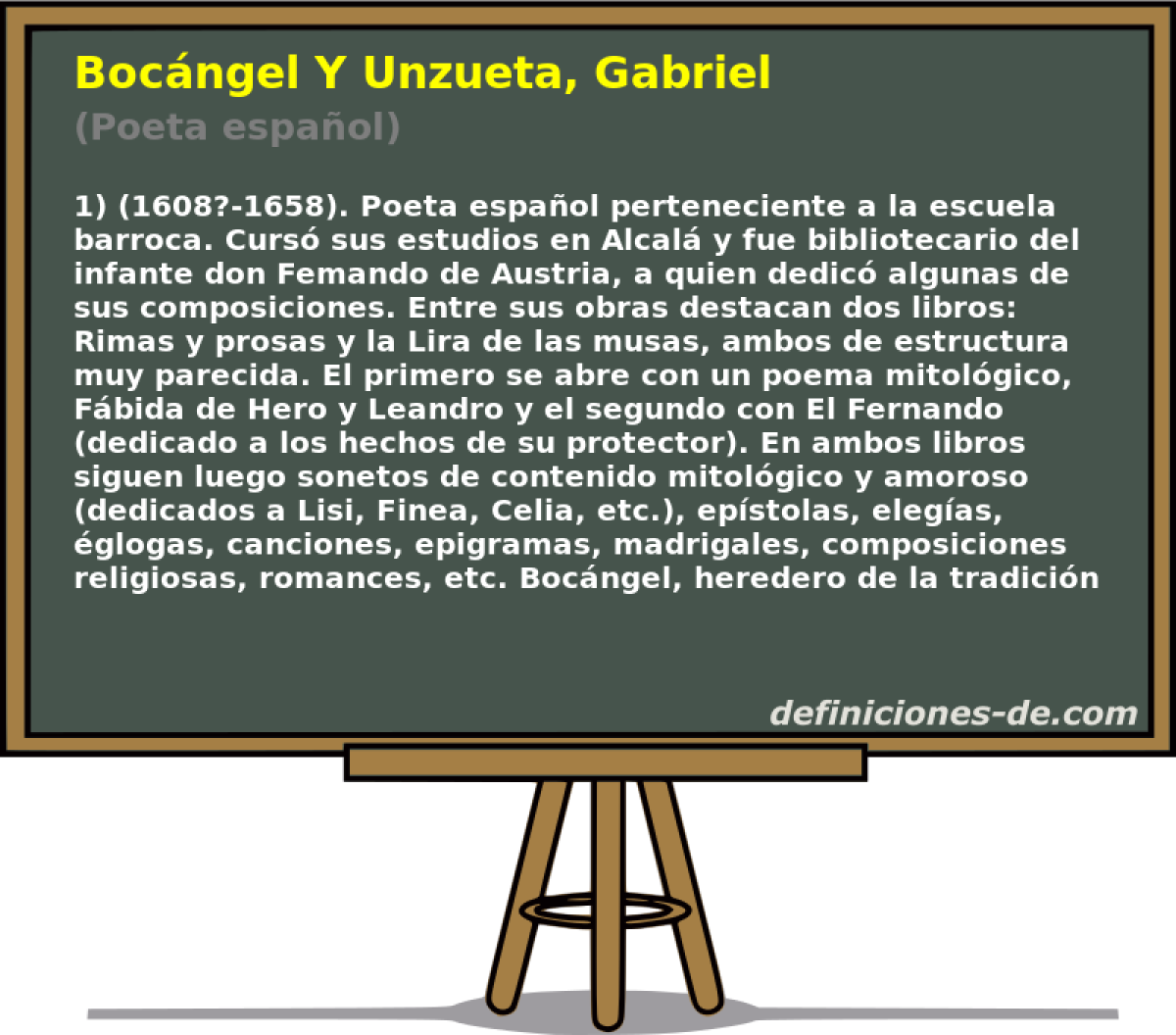 Bocngel Y Unzueta, Gabriel (Poeta espaol)