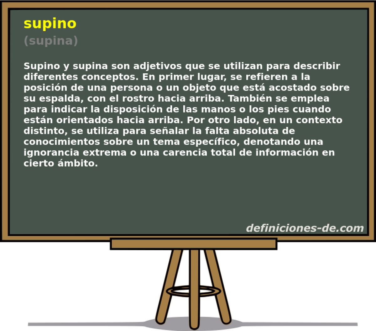 supino (supina)