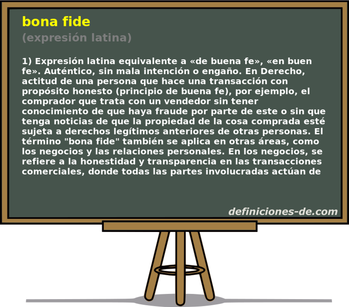 bona fide (expresin latina)
