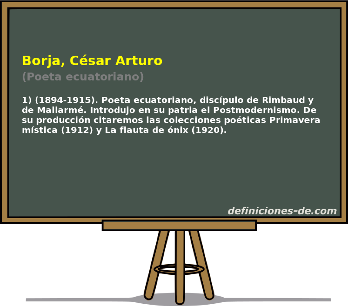 Borja, Csar Arturo (Poeta ecuatoriano)