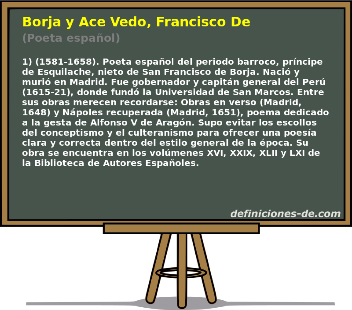 Borja y Ace Vedo, Francisco De (Poeta espaol)