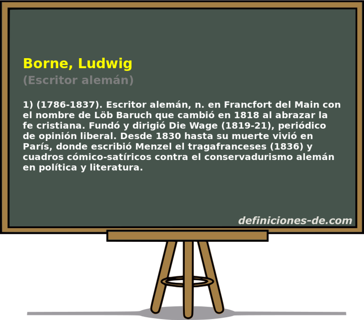 Borne, Ludwig (Escritor alemn)
