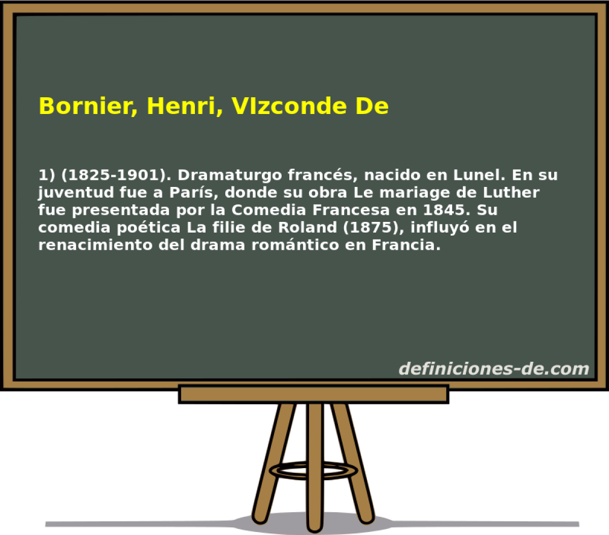 Bornier, Henri, VIzconde De 