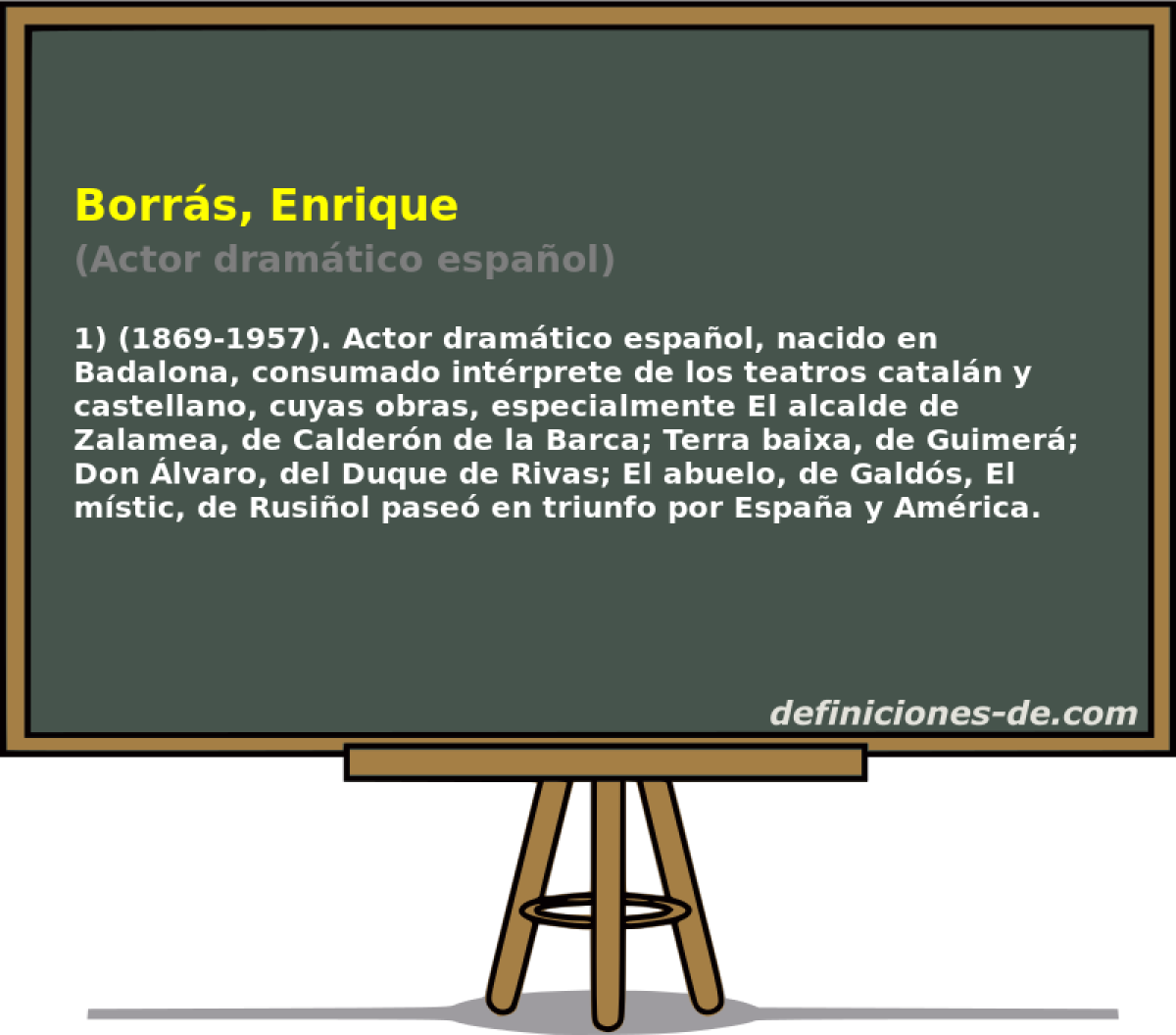Borrs, Enrique (Actor dramtico espaol)