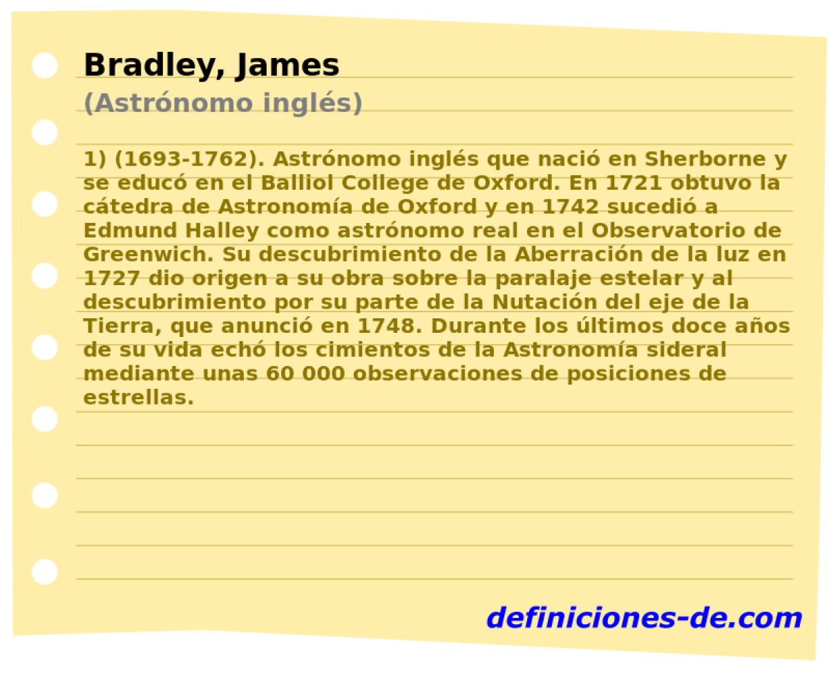 Bradley, James (Astrnomo ingls)