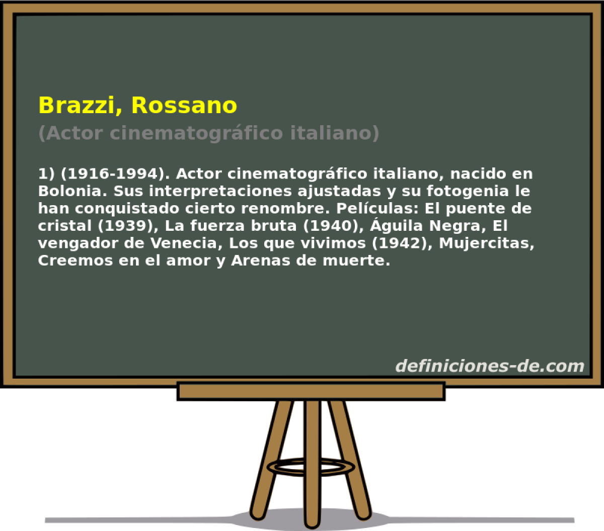 Brazzi, Rossano (Actor cinematogrfico italiano)