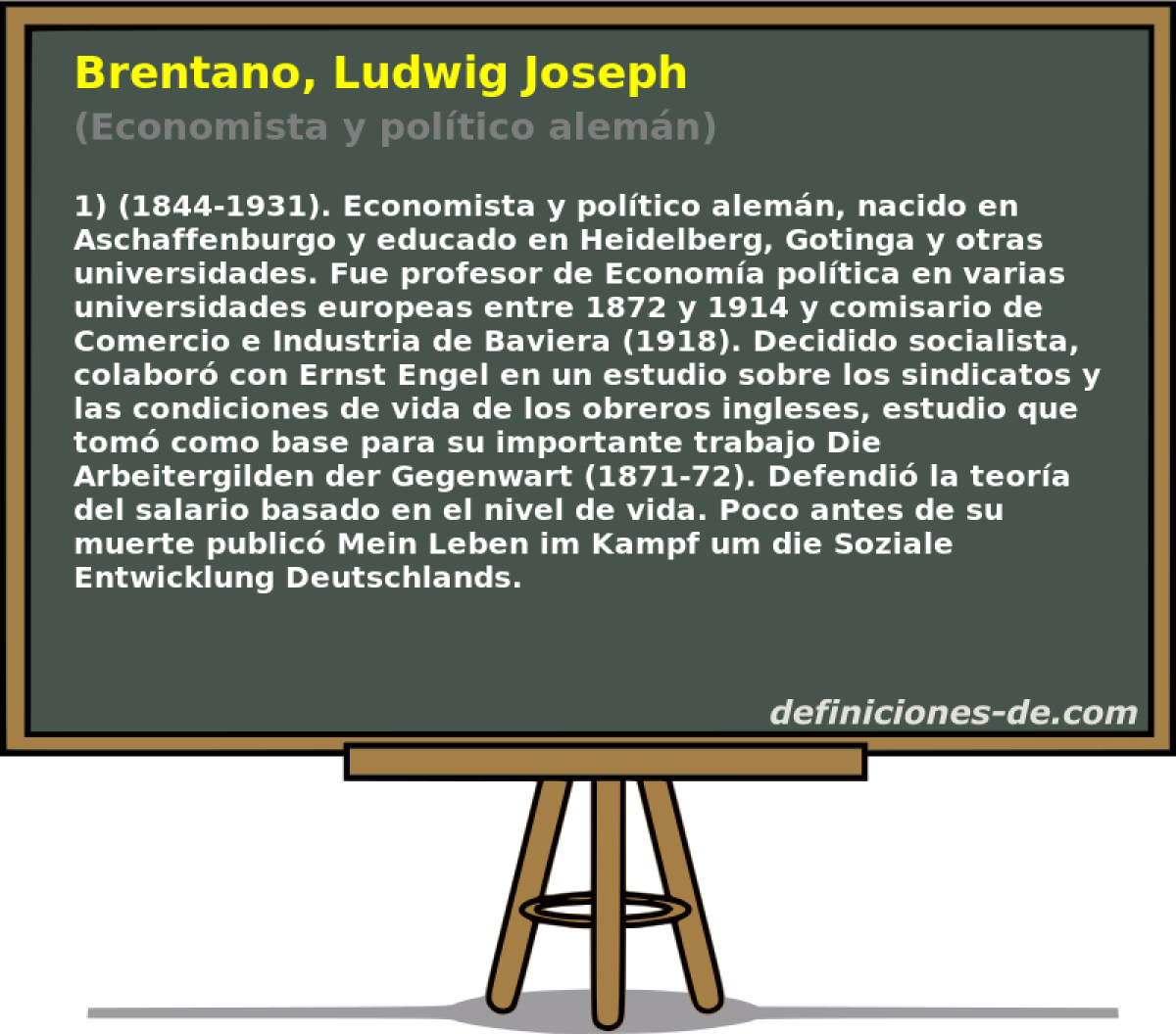 Brentano, Ludwig Joseph (Economista y poltico alemn)
