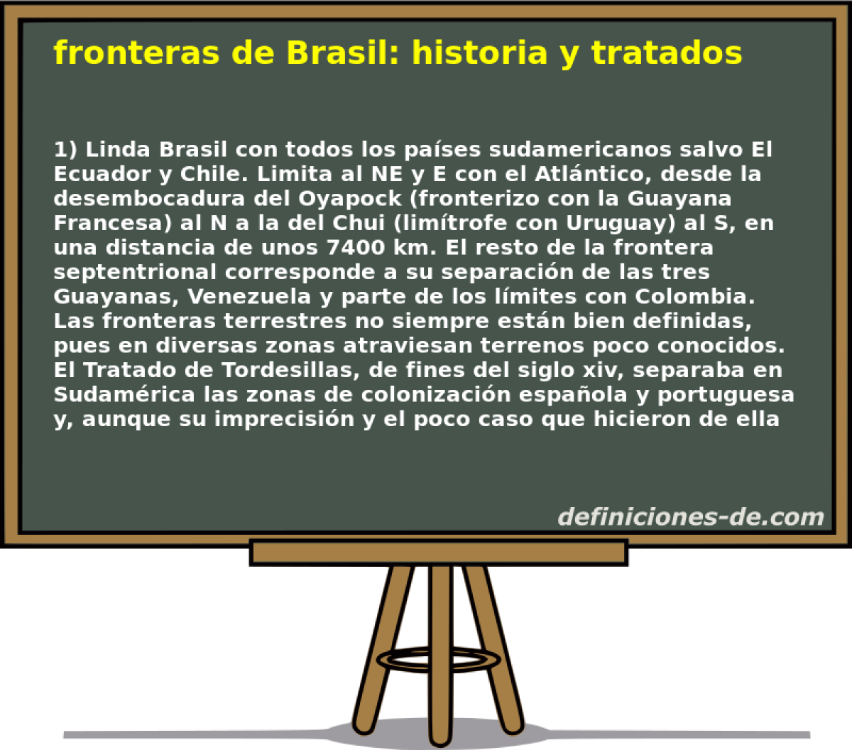fronteras de Brasil: historia y tratados 