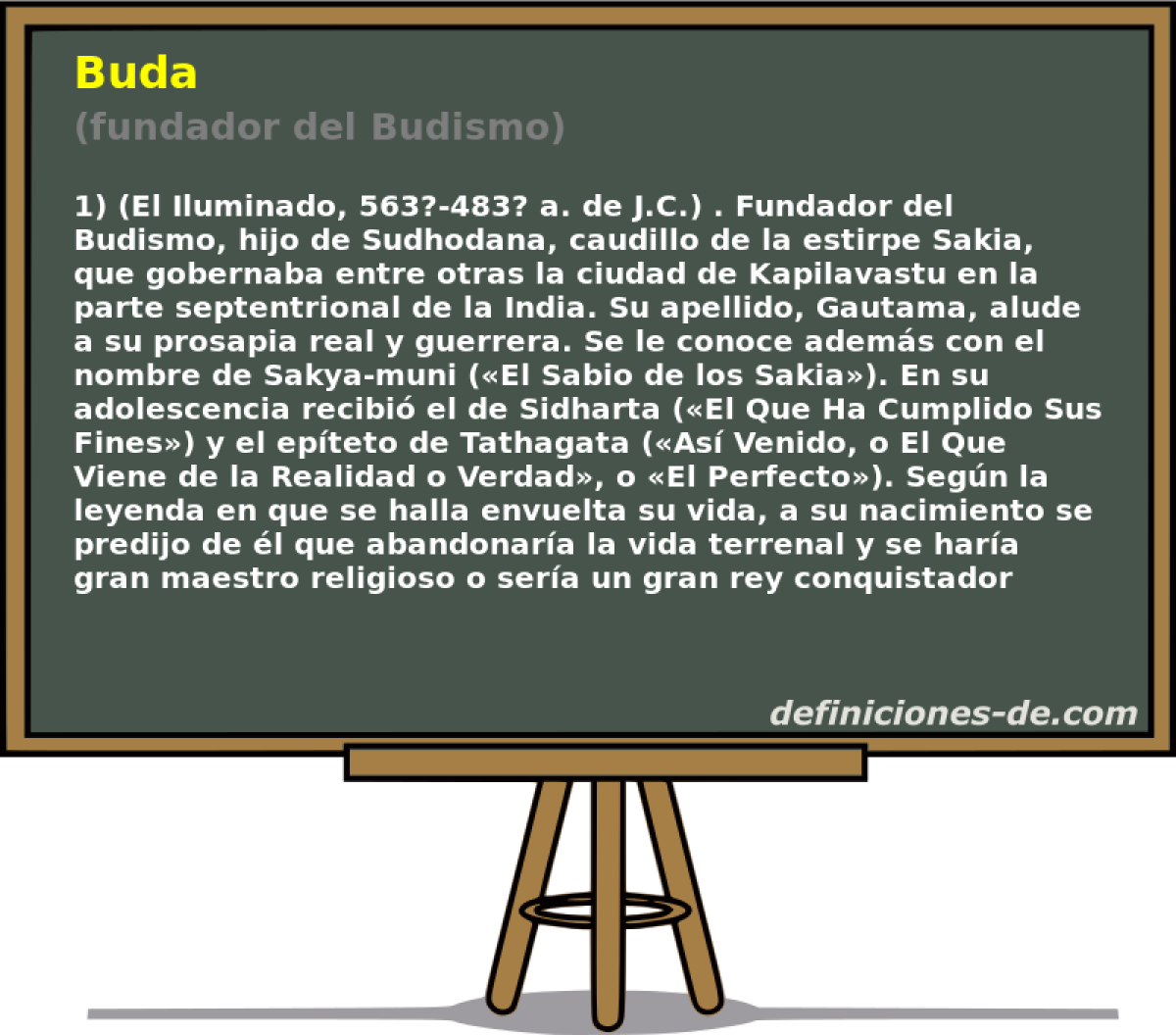 Buda (fundador del Budismo)