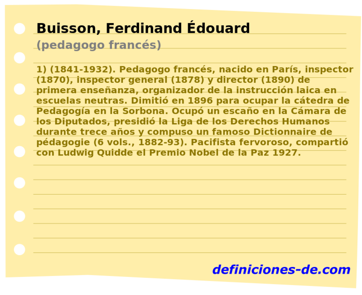 Buisson, Ferdinand douard (pedagogo francs)
