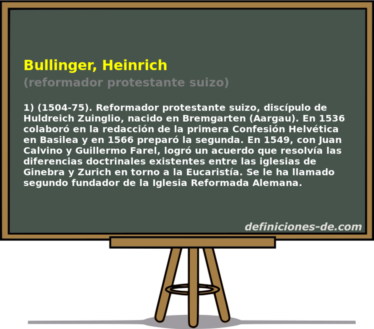 Bullinger, Heinrich (reformador protestante suizo)