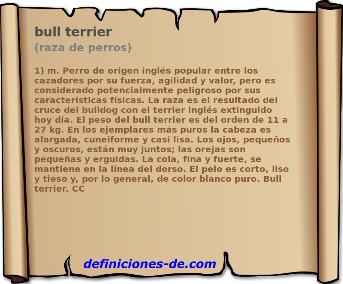 bull terrier (raza de perros)