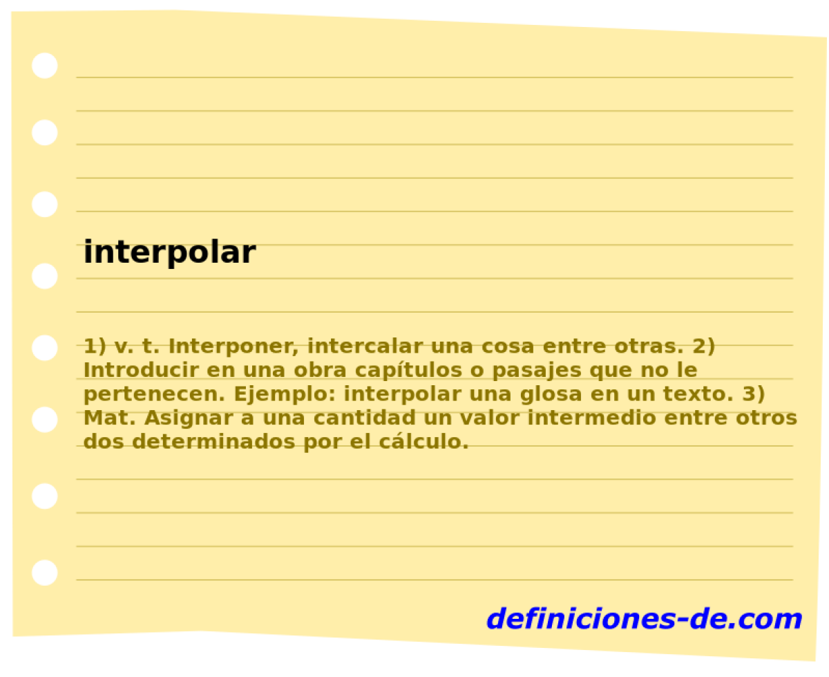 interpolar 