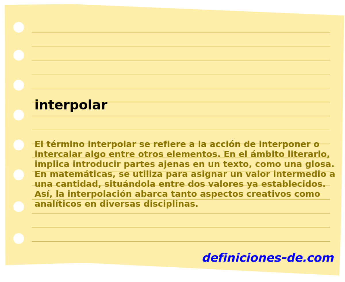 interpolar 