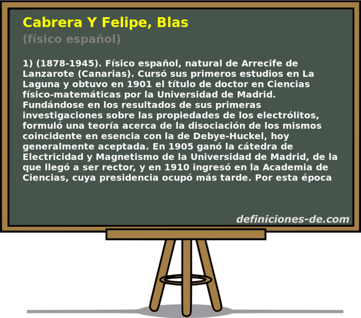 Cabrera Y Felipe, Blas (fsico espaol)