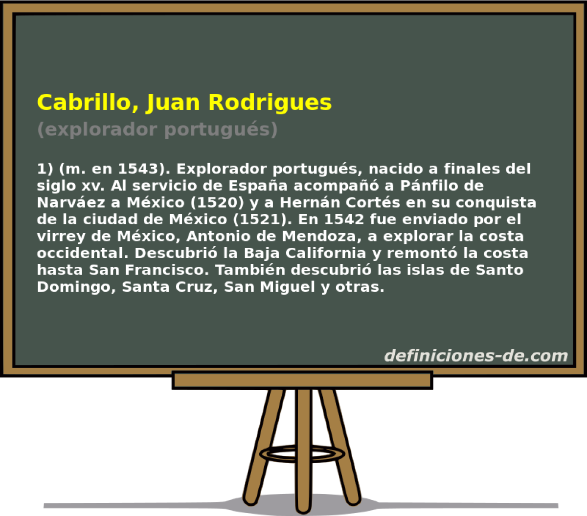 Cabrillo, Juan Rodrigues (explorador portugus)