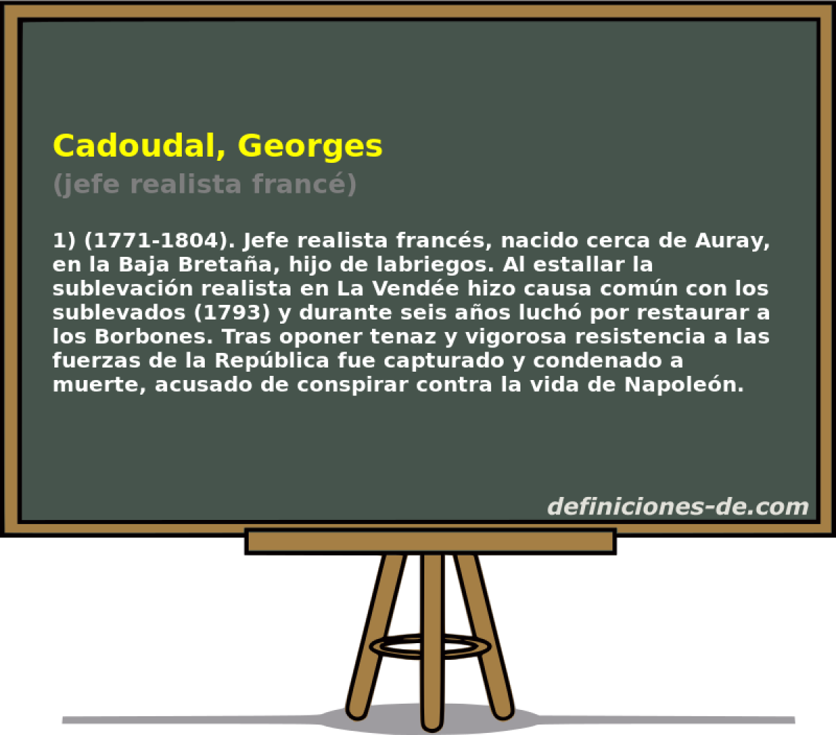 Cadoudal, Georges (jefe realista franc)