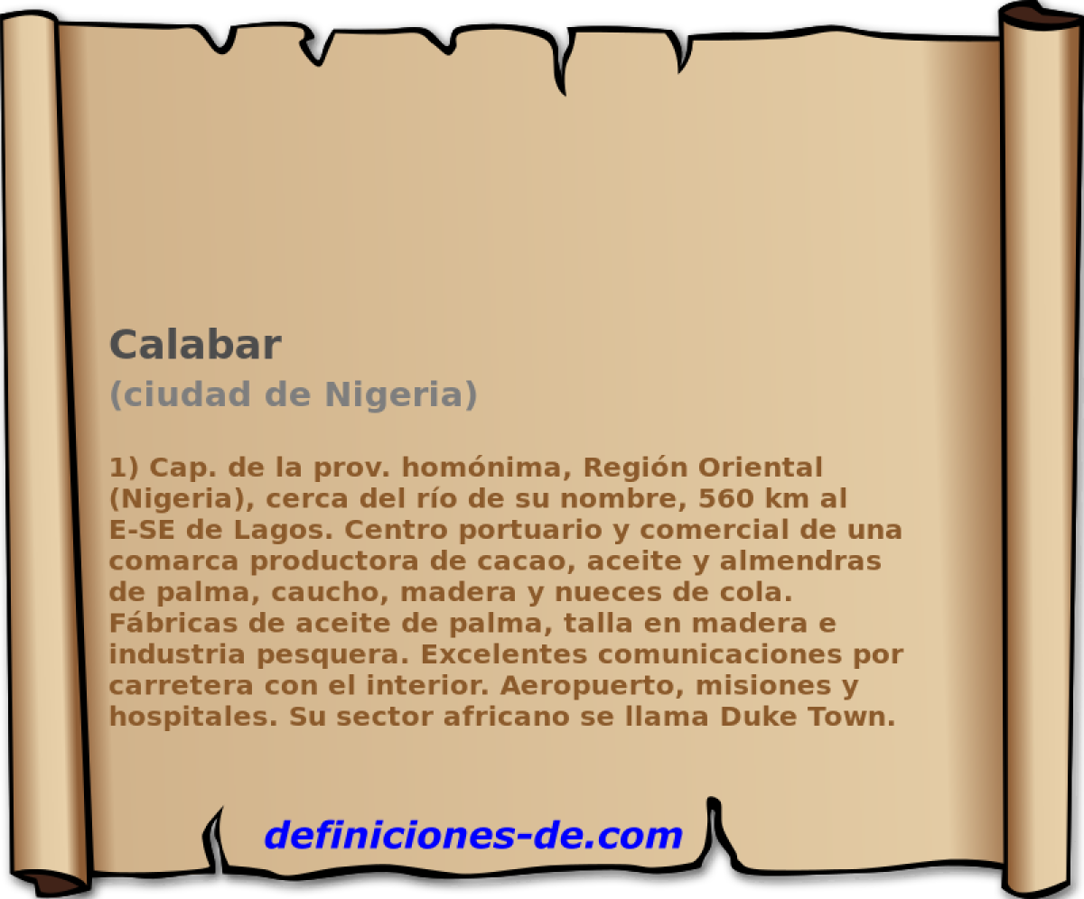 Calabar (ciudad de Nigeria)