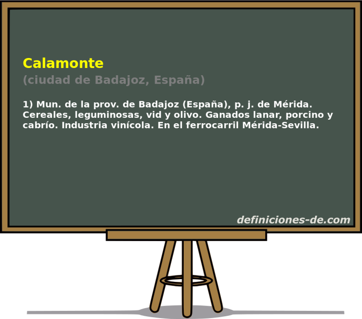 Calamonte (ciudad de Badajoz, Espaa)