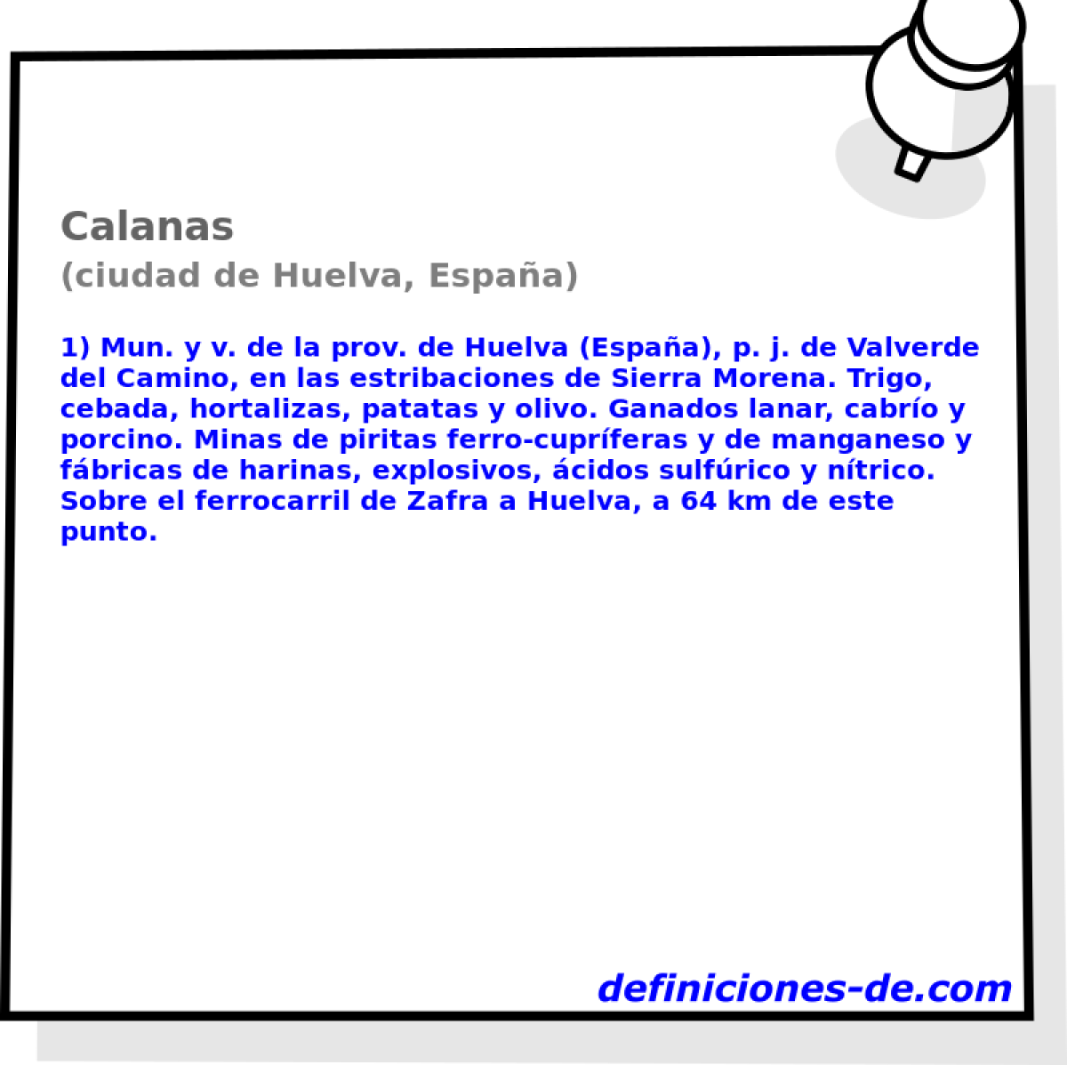 Calanas (ciudad de Huelva, Espaa)