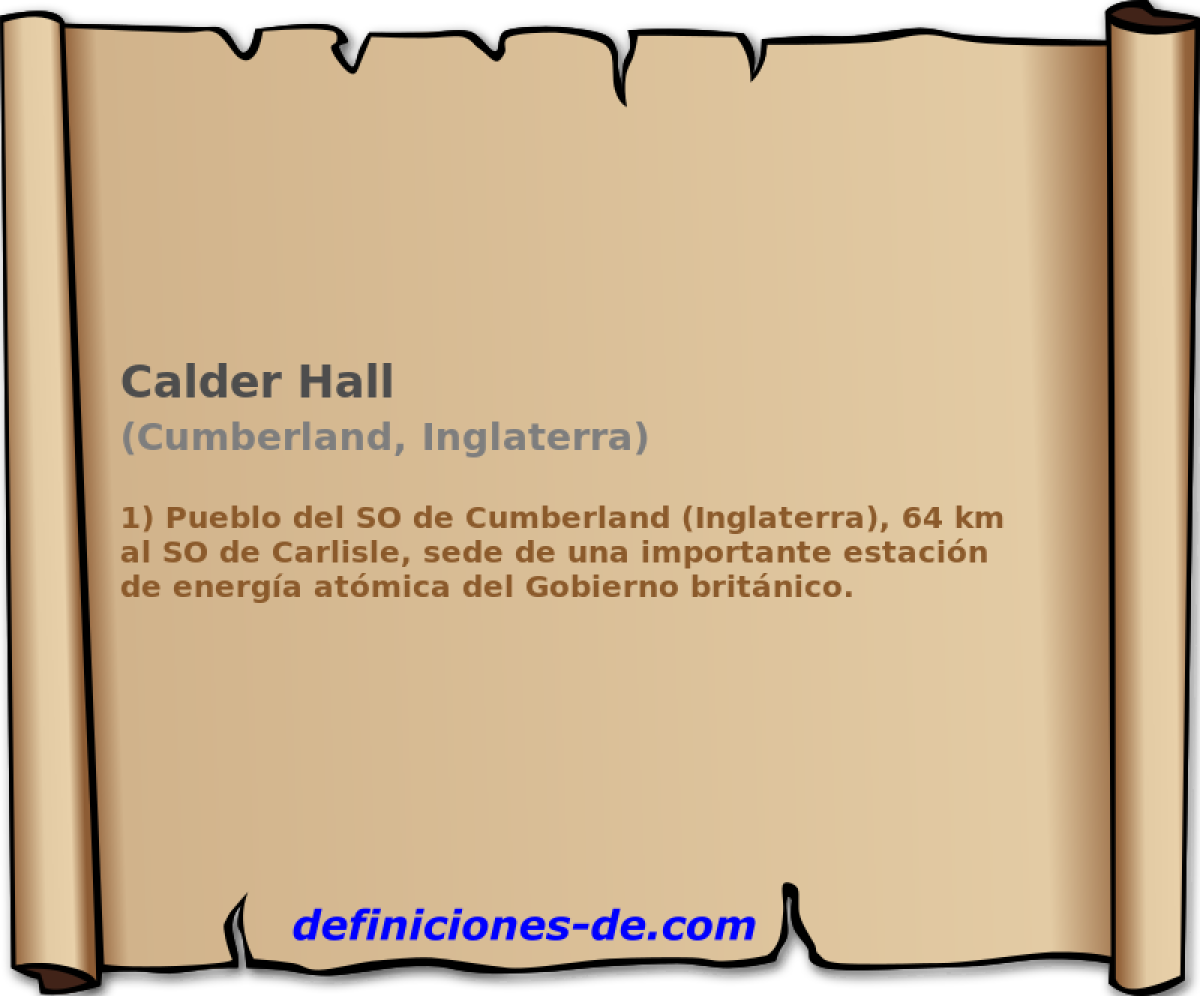 Calder Hall (Cumberland, Inglaterra)