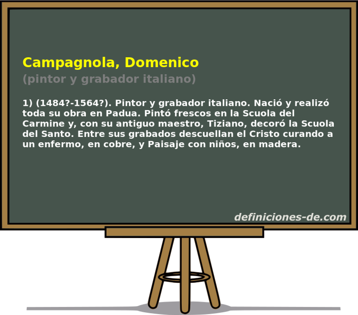 Campagnola, Domenico (pintor y grabador italiano)