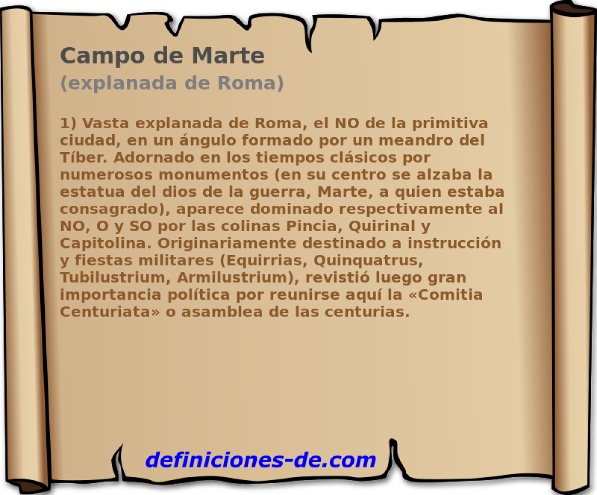 Campo de Marte (explanada de Roma)