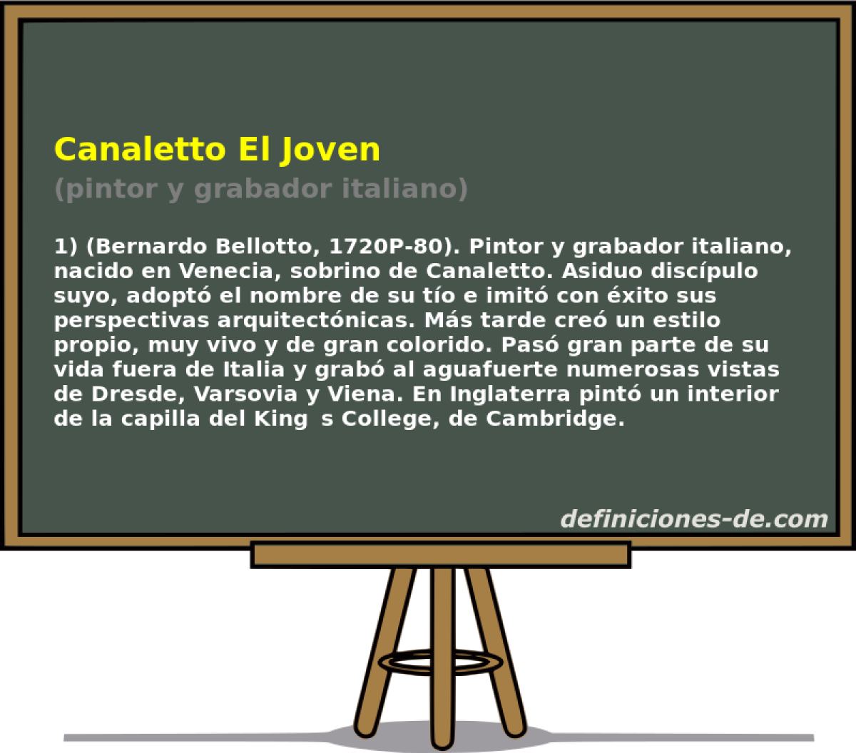 Canaletto El Joven (pintor y grabador italiano)