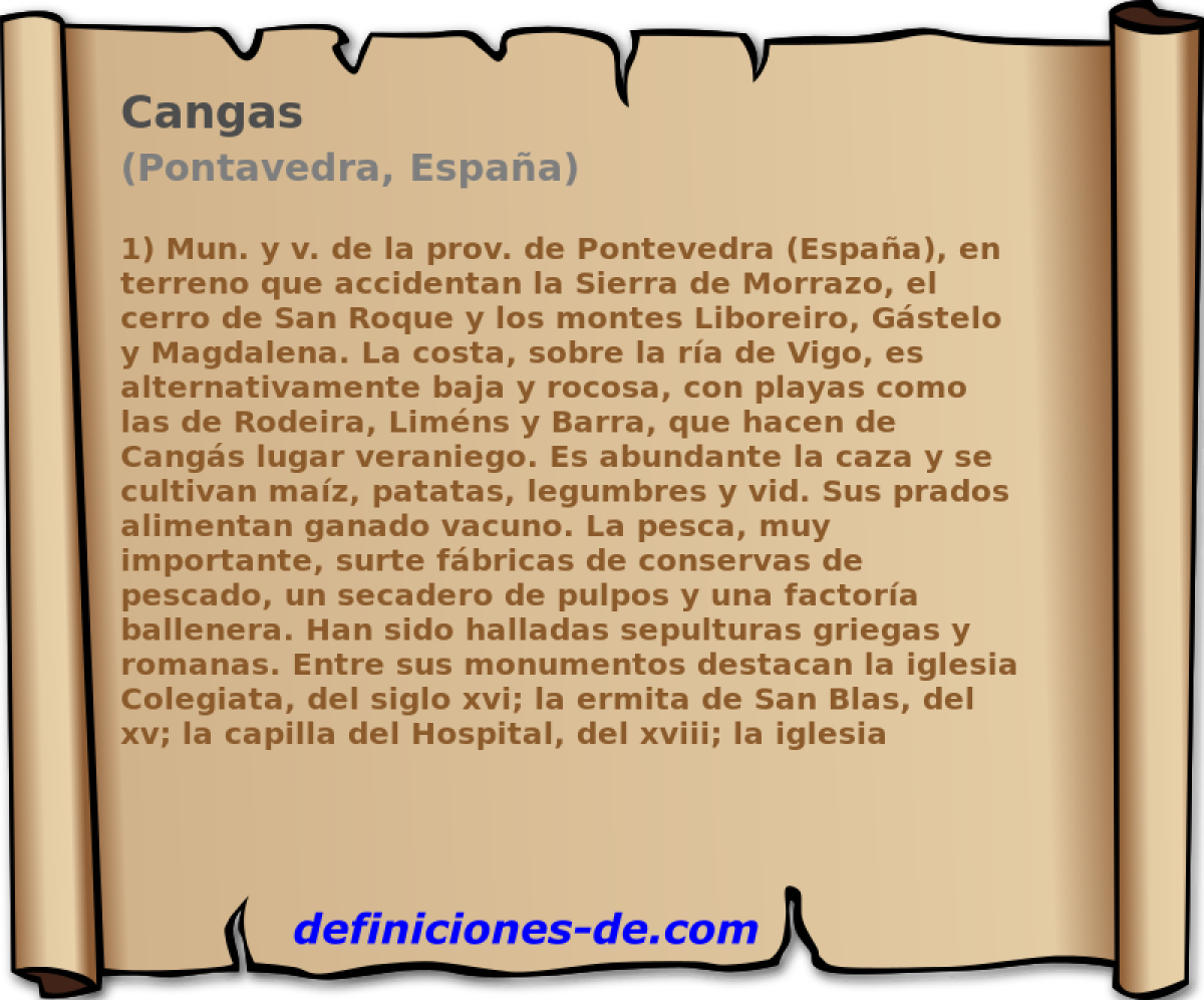 Cangas (Pontavedra, Espaa)