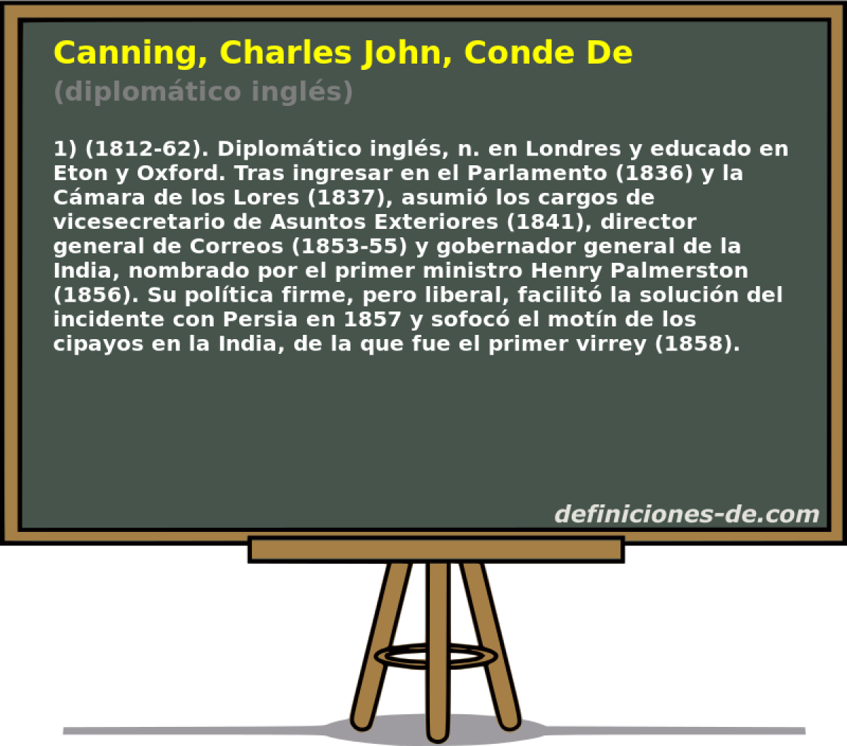 Canning, Charles John, Conde De (diplomtico ingls)