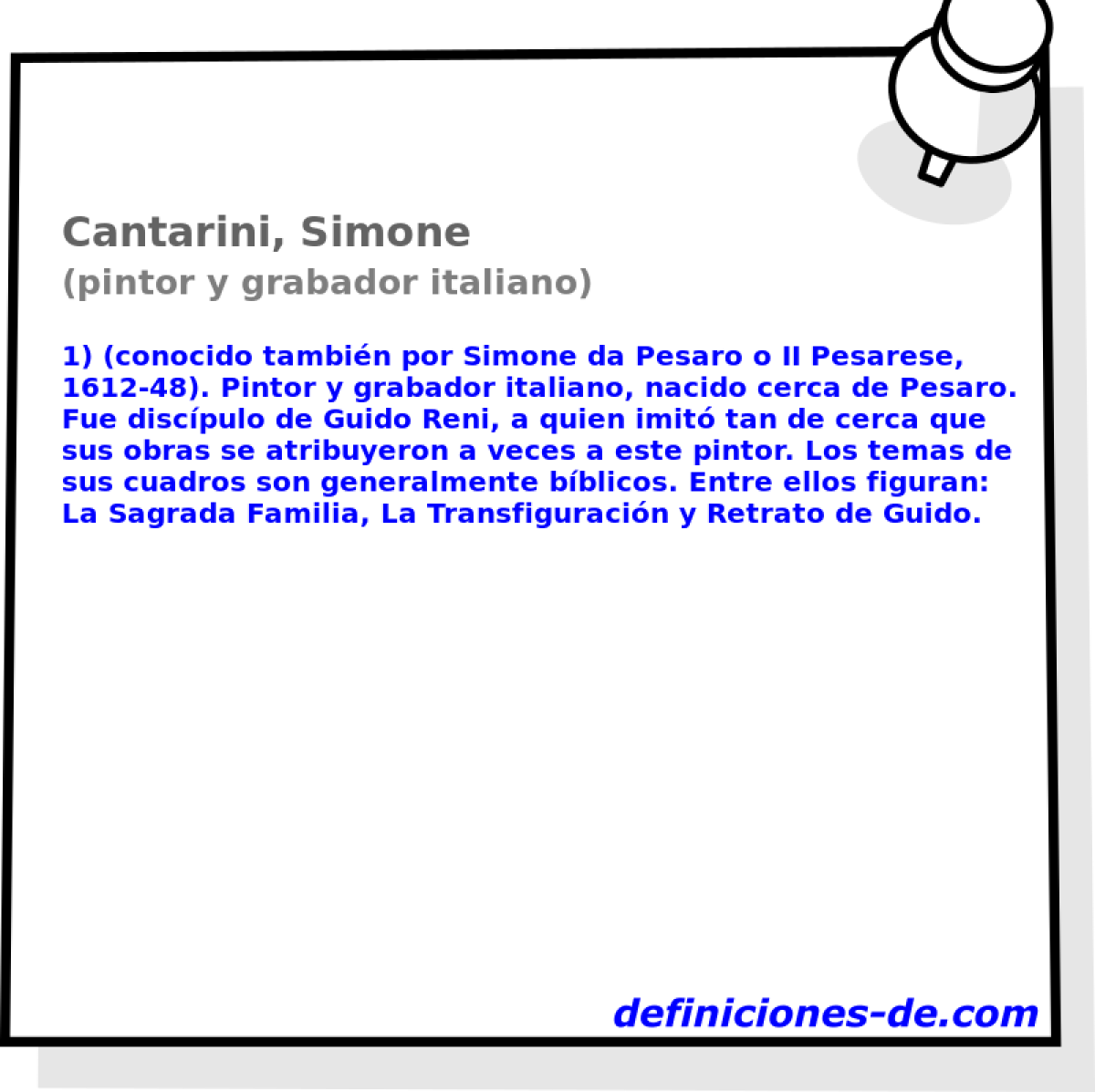 Cantarini, Simone (pintor y grabador italiano)