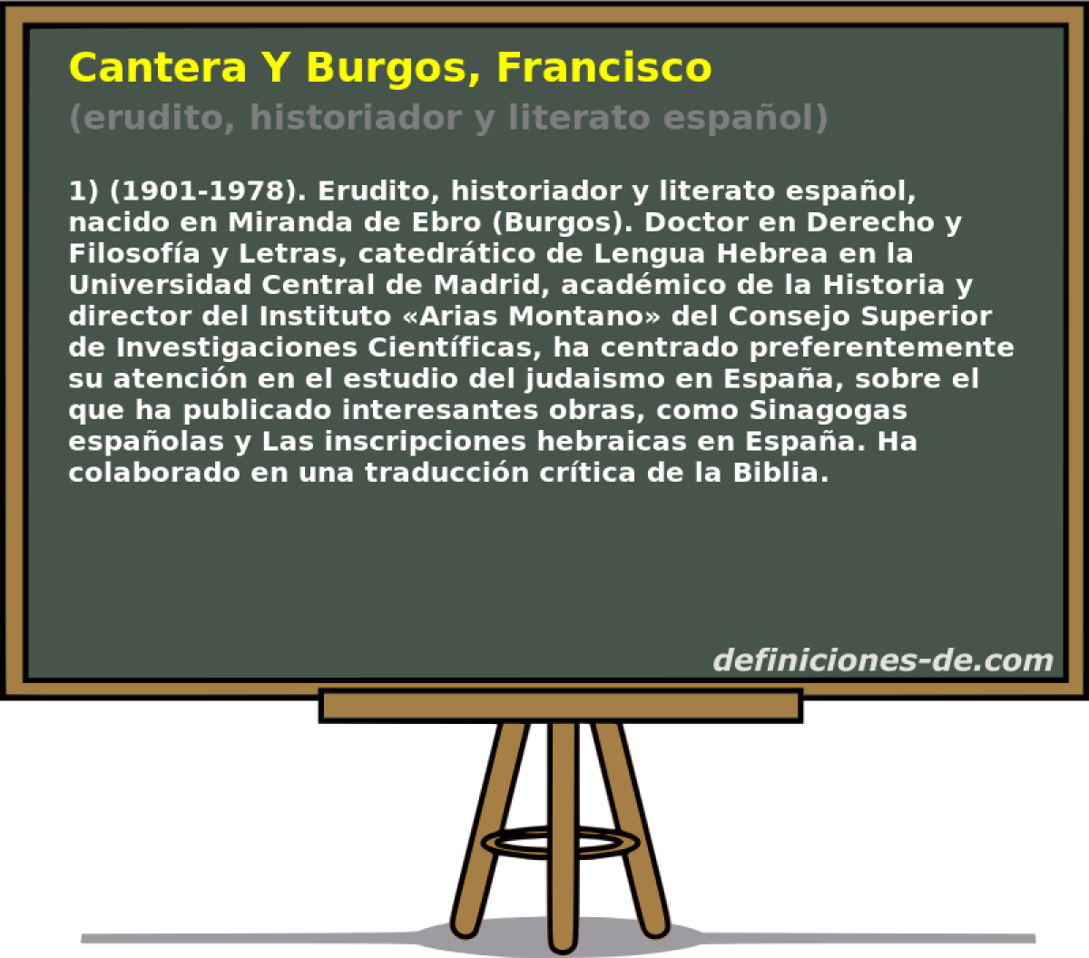 Cantera Y Burgos, Francisco (erudito, historiador y literato espaol)
