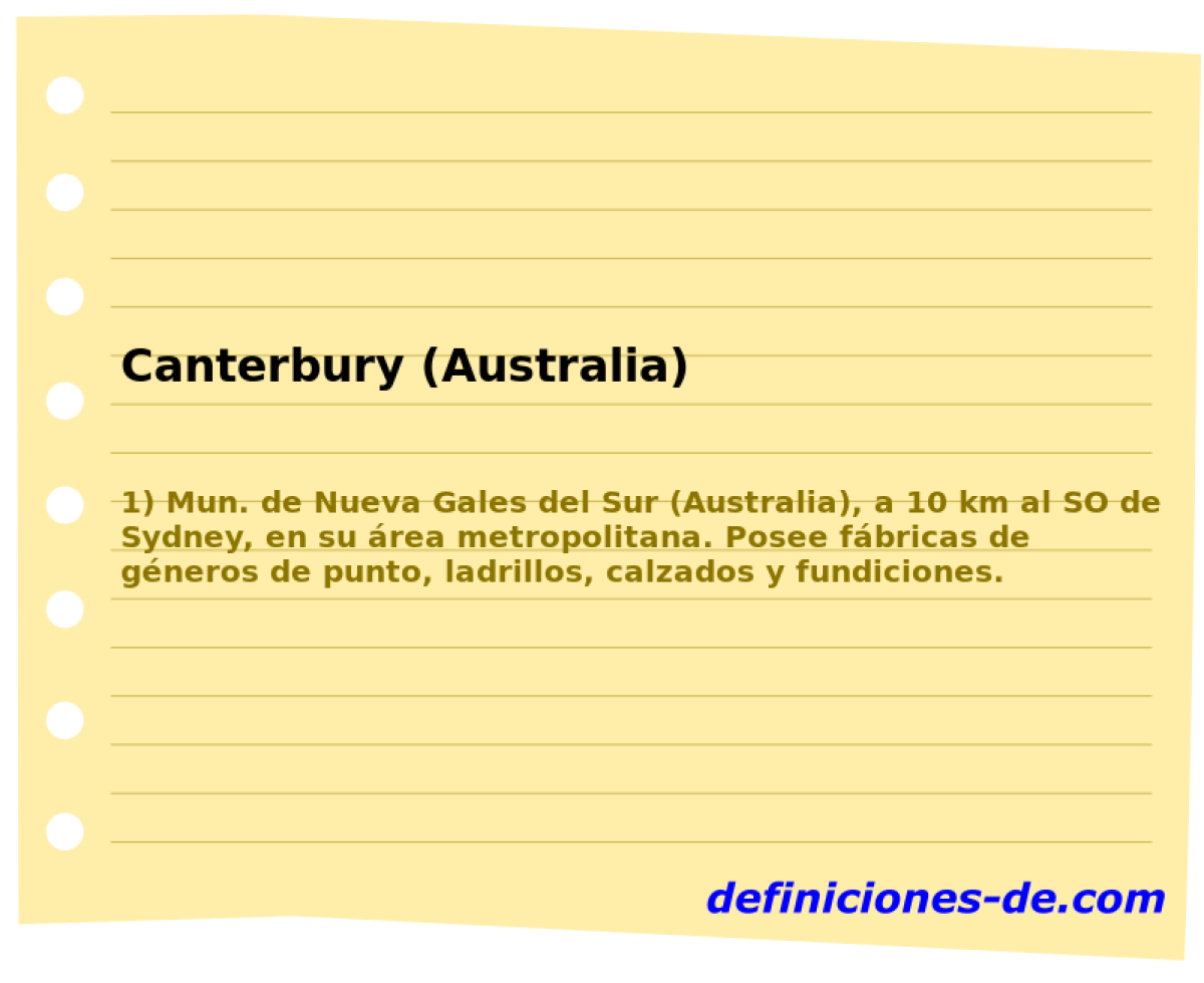 Canterbury (Australia) 