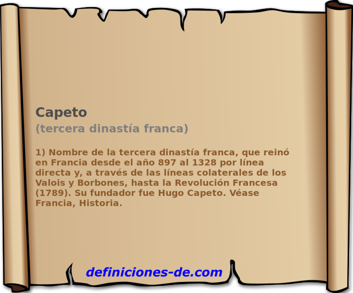 Capeto (tercera dinasta franca)