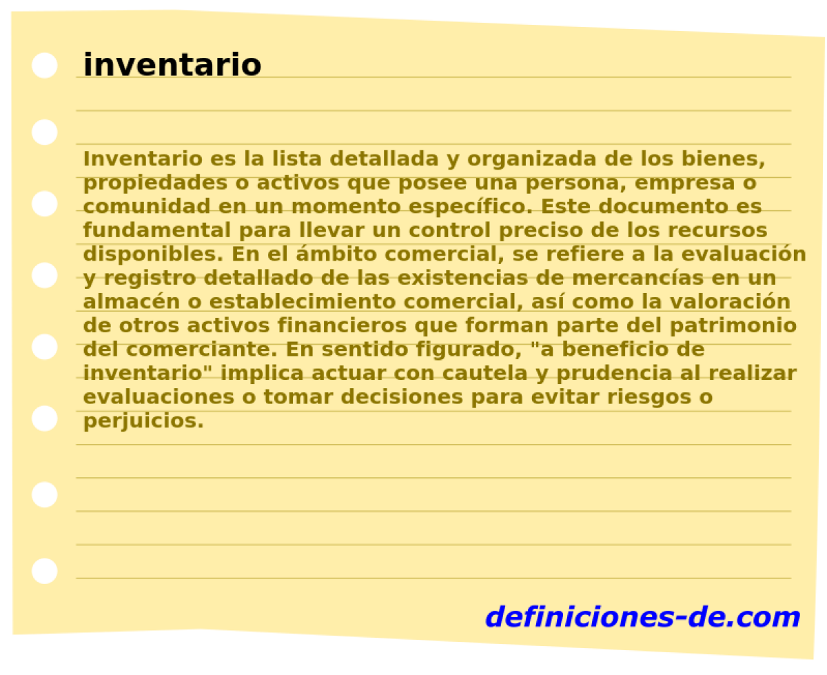 inventario 