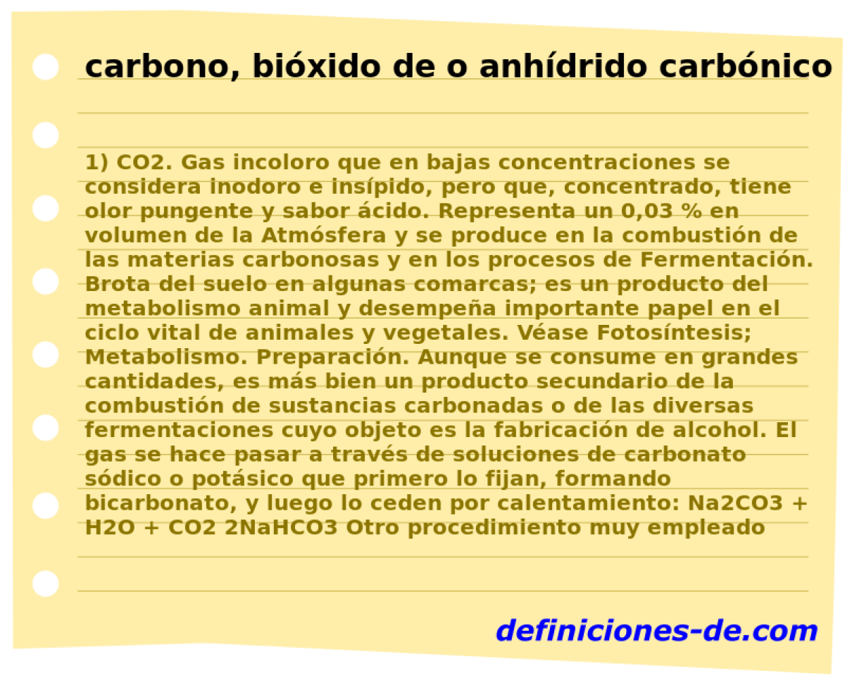 carbono, bixido de o anhdrido carbnico 