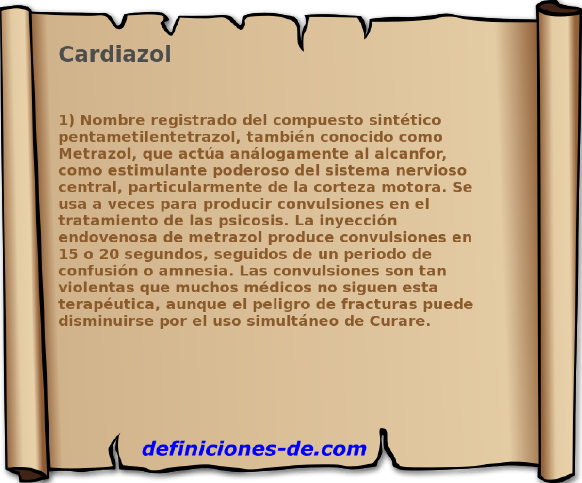 Cardiazol 