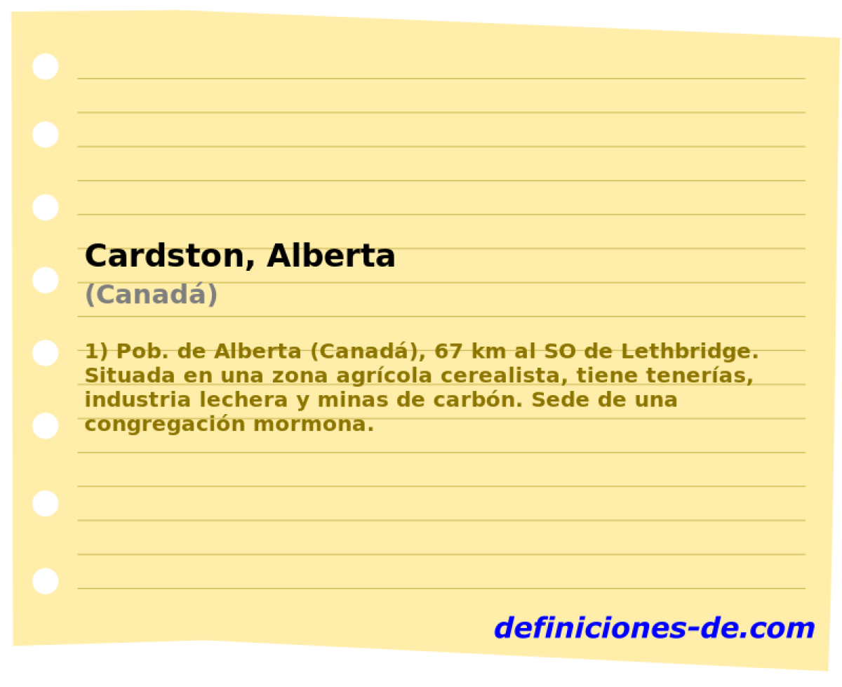 Cardston, Alberta (Canad)